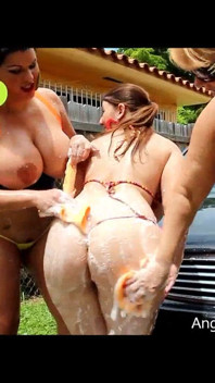 Angelina Castro 3 tombul hatun arabanı yıkıyor