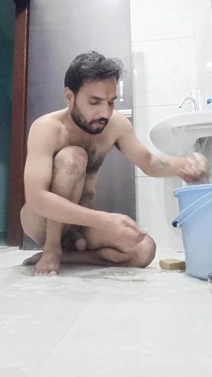 Rajasthani-old-lover: Padre disfruta de la masturbación y la corrida conmigo