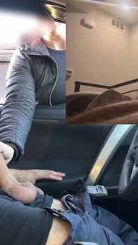 Nel parcheggio si masturba lei non riesce a smettere di guardare il mio cazzo duro