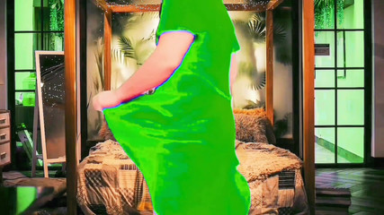 Kitty_Cross: Velký zadek sexy tanec bílý chlapec gay crossdresser Sissy Kitty.