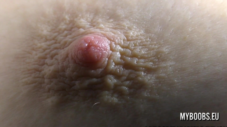 My Boobs: Suck nipples from soft to hard