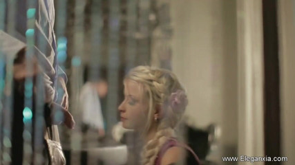 Eleganxia: Awesome blowjob and deepthroat from blonde babe