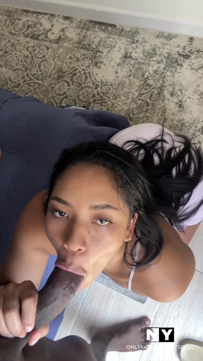 Nysdel: Sloppy POV Blowjob for BBC -amateur Couple- Nysdel