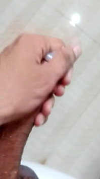 Pre Cum as Lubricant to Masturbate