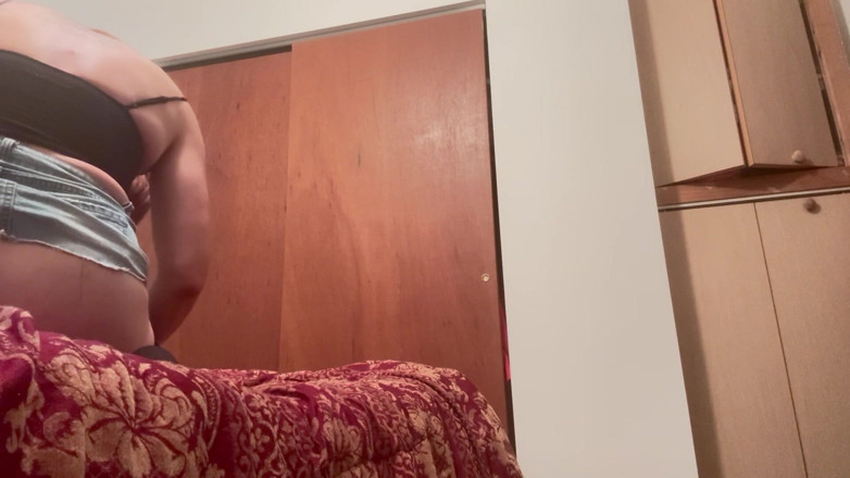 TakeMe35: The Crossdressing Stepdad Rides a Toy