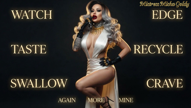 Goddess Misha Goldy: Prove o que você cria - refira dominante