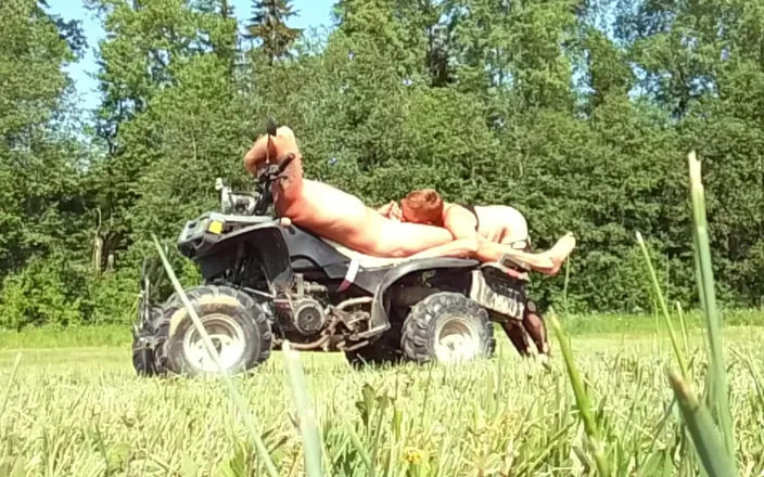 Crazyfamily 1970: Took My Stepmom for a Ride on an Atv and...