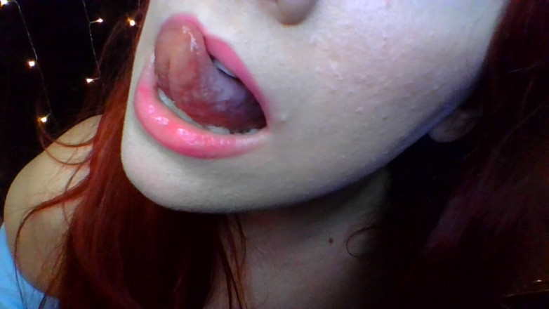 Scarlet Vixen: Licky licky - zunge &amp; mund fetisch