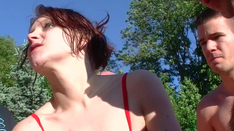 Fickparty: Shameless gangbang-session!