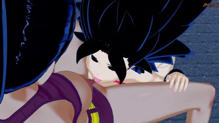 Hentai Smash: Caulifla y Kale se turnan para comer coño - Dragon ball...