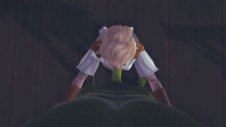 Waifu club 3D: Roztomilý elf saje ork ptáka POV