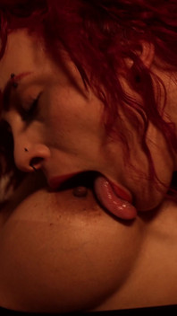 Two Latina Lesbians, Latina Girl's Hard Nipples