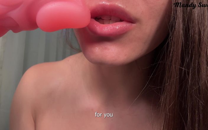 Mandy Sweet studio: Asmr esguicha monstro brinquedo buceta todo molhado