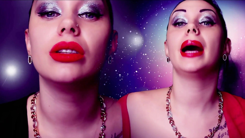 Goddess Misha Goldy: My mesmerizing red lips feel good on my bf cock!...