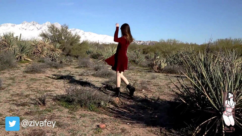 Ziva Fey: Ziva modeling at Four Peaks