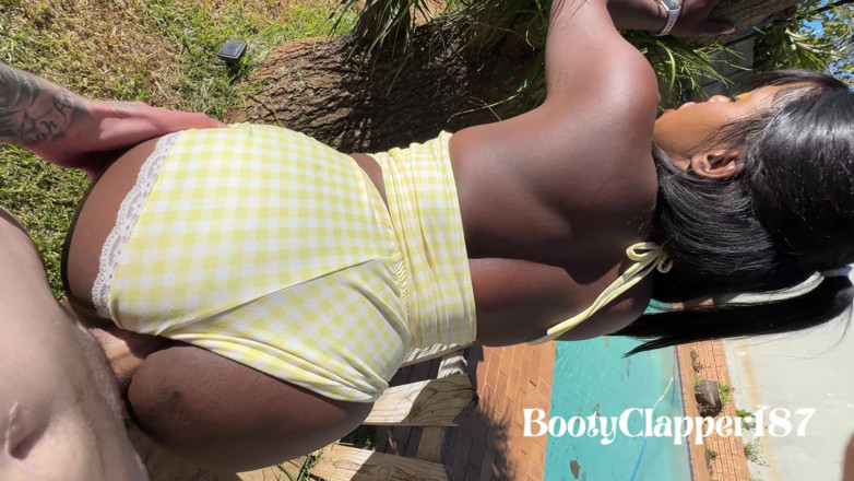 BootyClapper187: 흑누나 창녀는 그녀가 표백할 가치가 있음을 증명해