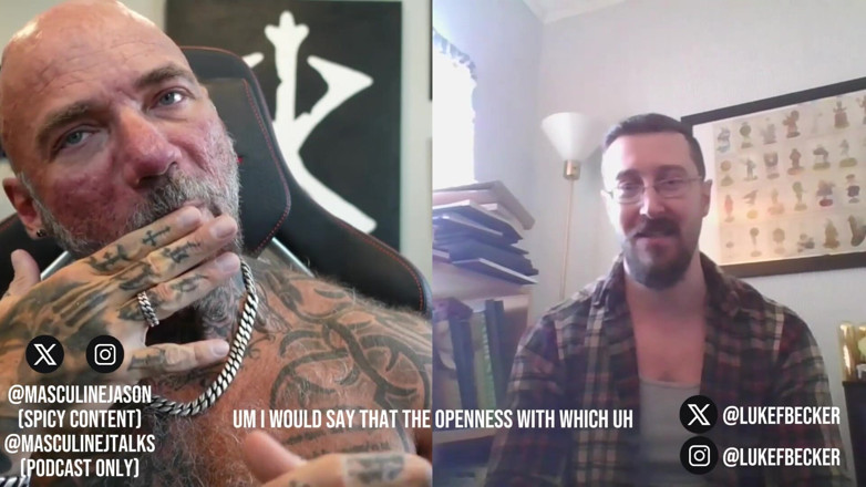 Raw and Uncensored with Masculine Jason: Pornohvězda zpověď - Luke Becker epizoda 201