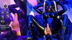 JessicaXD: लेटेक्स गुड़िया रिलैप्स तगड़ी चुदाई