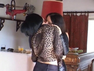 Hard Lesbians: Сексуальні лесбійські брюнетки чудово веселяться