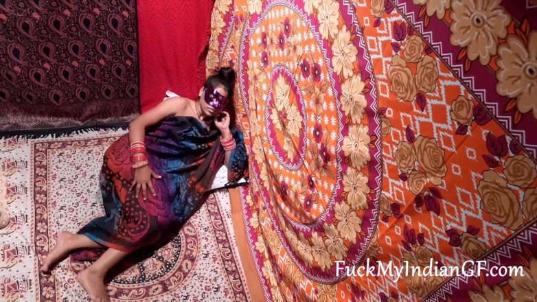 Desi Papa: Indian Girlfriend With Her College Teacher Having Hardcore Sex