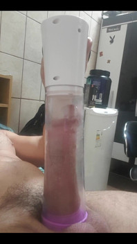 I'm Using This Pump and It's a Delight to Feel My Penis Getting Bigger and Bigger!