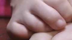 Dirty Feet Toe Wiggling