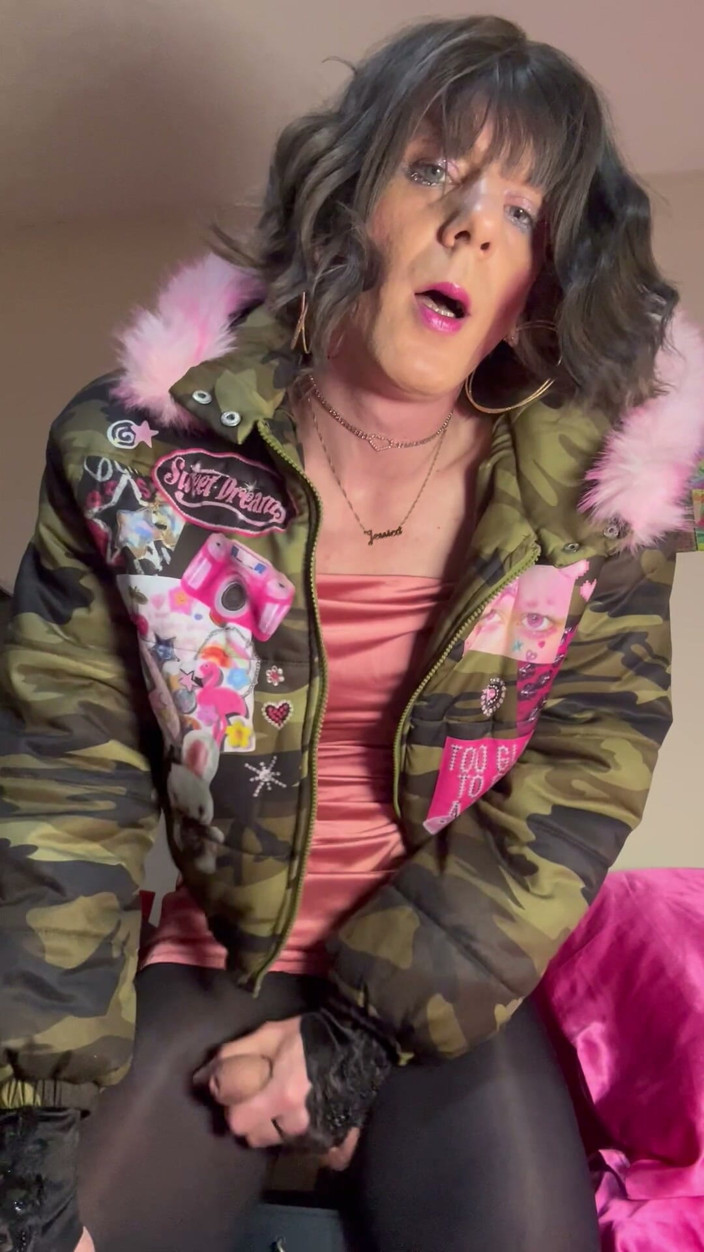 Jessica silk: Jess Silk dildoya biniyor