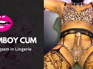 Joanna CD: Sissy slet femboy handsfree orgasme klaarkomen sissygasm in lingerie
