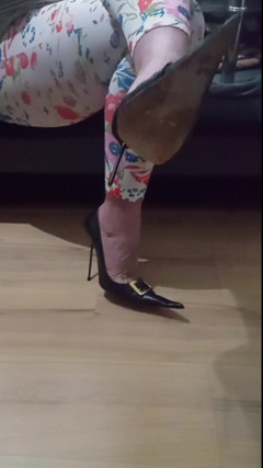 High Heels Kingdom: Crossdresser Dangling Xtreme High Heels by Rosa Shoes