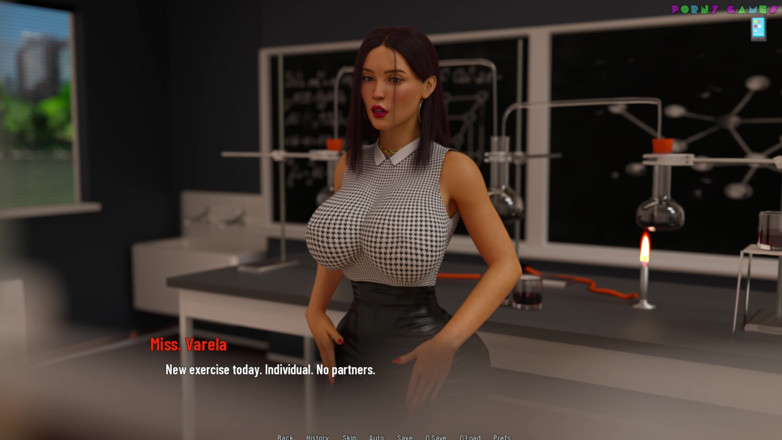 Porny Games: University Days by Greebo - More Sex with the Match Teacher,...