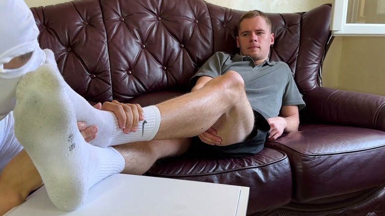 Czech male foot: My Master’s Pedestal: Worshiping Max’s Unforgiving Soles