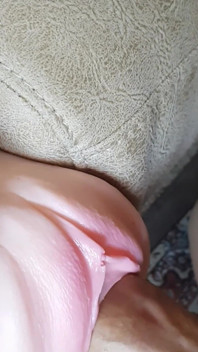 Dani Moment Fucking a Dildo