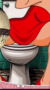 Gloryhole: casalinga sposata scopata in bocca e buco del culo in un bagno pubblico sporco