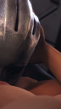 Liara i Eva Futa Seks na statku kosmicznym - animacja 3D science fiction