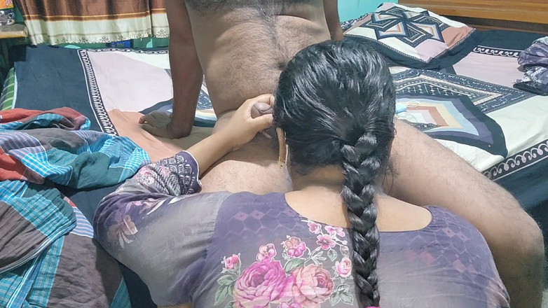 Banglavabi: Sexy manžel v ložnici celou noc si užívá a šuká bangla šukání