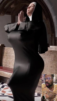 The Lord Answered the Holy Prayers of This Horny Nun and She Grew a Long Hard Futa Cock