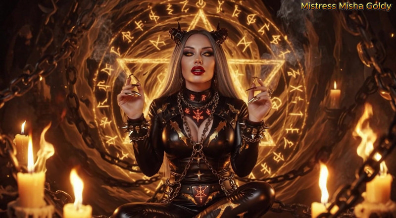 Goddess Misha Goldy: My Words Carve Hell Into Your Mind While Your Dick...
