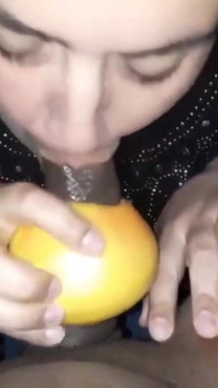 bbbbwbootyful与えるBBC Nata4sexフェラチオとグレープフルーツ
