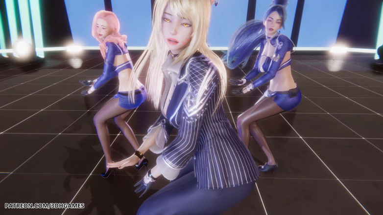 3D-Hentai Games: [mmd] dvakrát - Talk That Talk Ahri Seraphine Kaisa Sexy Striptýz...