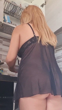 Have You Ever Thought About Me Coming Home Like This? Waiting for You with a Clean House? and Without Panties?