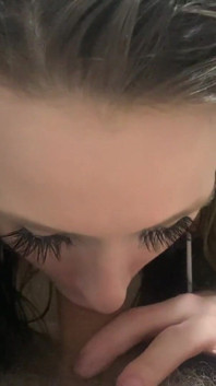 Cute Teen Sucks a Big Cock