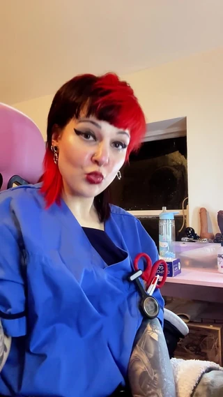 Bigtiddygoth: Nurse Ruby's Premature Ejaculation Clinic