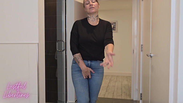 Lustful Libertines: 그녀의 절망적 인 후 젖은 시누이 청바지