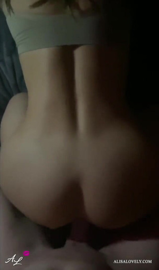 Alisa Lovely: Evening fuck of a beautiful brunette with a pawg doggy...