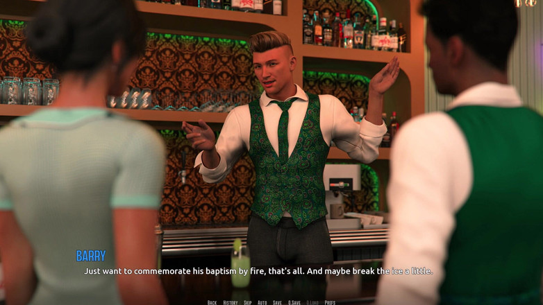 3D Cartoon Porn: Dominos plajı 8: John'un Fiona'ya flört randevusı teklifi