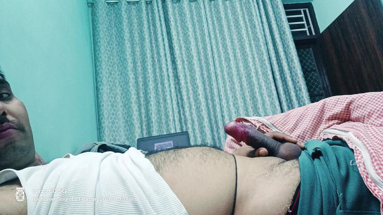 Rajasthani-old-lover: Arătându-mi pula