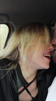 MILF Gets Small Ass Fucked in Public by Car Driver