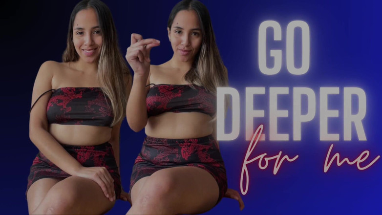 Goddess Alexa femdom: 나를 위해 더 깊게 이동