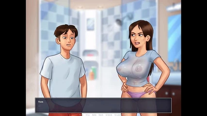 Dirty GamesXxX: Summertime Saga: Tits out, fixing the pipe Ep.22
