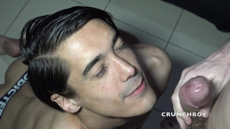 CREAMPIE SESSION IN JOCKSTRAP: Cris used in jockstrap by Rex Helix
